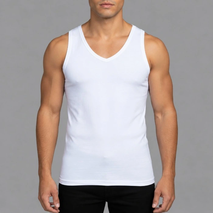 Signature Men S V Neck Without Sleeve Vest